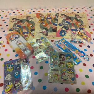  Sailor Moon together Showa Retro under bed writing brush box seal 