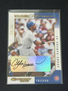 Andre Dawson（アンドレ・ドーソン）【2003 Donruss】Auto #/25