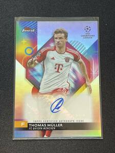 Thomas Muller【2023-24 TOPPS FINEST UEFA】Auto 直筆サインカード