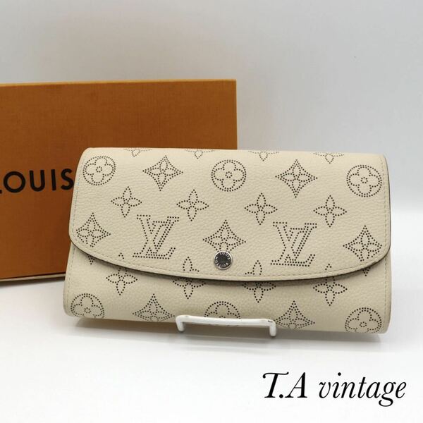 美品！LOUIS VUITTON ヴィトン　マヒナ　ポルトフォイユ　イリス　ガレ　長財布　M60144