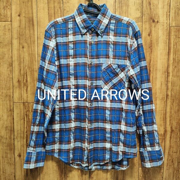 UNITED ARROWS ユナイテッドアローズ 長袖シャツ チェック柄 シャツ カジュアルシャツ