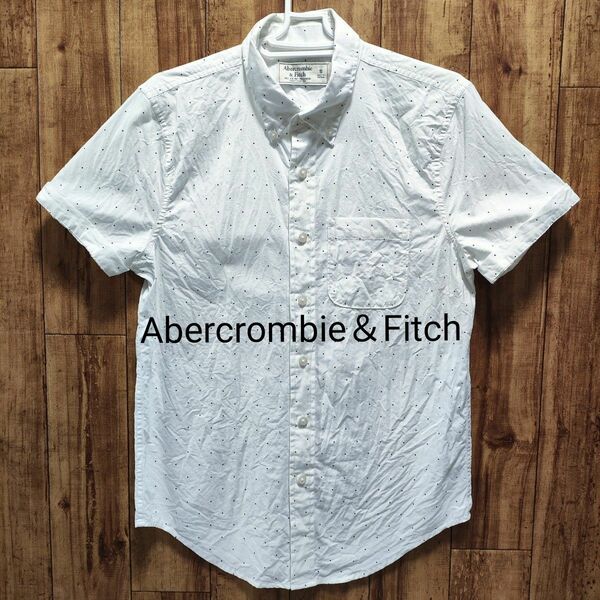 アバクロ Abercrombie＆Fitch 半袖シャツ 白シャツ ホワイト