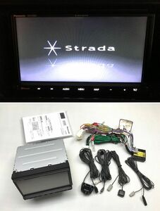 動作確認済　Panasonic パナソニック Strada ストラーダ メモリーナビ CN-E330D 地図 2022年 バックカメラ /取説付 ワンセグ/Bluetooth/CD