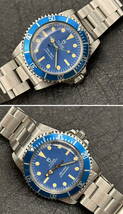 TUDOR ヴィンテージカスタム　Ref.79090 青サブマリーナベース OH済 TUDOR専用ブレス/5連ジュビリー付 精度GOOD！！_画像5