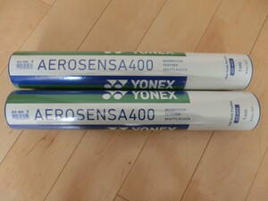 * Yonex (YONEX) * badminton Shuttle aero sensor 400 1 dozen 3 number + 1 dozen 4 number total 2 ps!