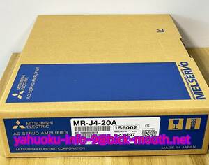 【★新品 複数在庫！】MITSUBISHI/三菱電機 MR-J4-20A ACサーボアンプ 【６ヶ月保証】