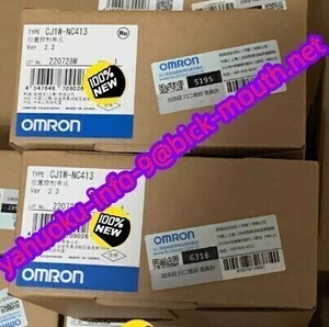 【★新品-複数在庫！】OMRON/オムロン CJ1W-NC413 位置制御ユニット 【６ヶ月保証】