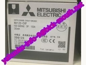 【★新品-複数在庫！】MITSUBISHI/三菱電機 NV125-CVF 3P 100A 30mA 電磁接触器【６ヶ月保証】