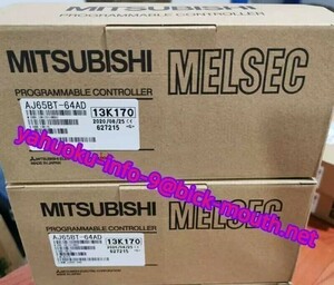 【★新品 複数在庫！】MITSUBISHI/三菱電機 AJ65BT-64AD 　MELSEC A/D変換ユニット【６ヶ月保証】