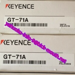 【★新品 複数在庫！】KEYENCE　キーエンス　GT-71A 【６ヶ月保証】