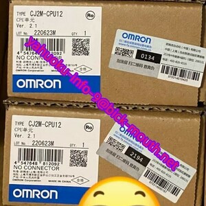 【★新品-複数在庫！】OMRON/オムロン CJ2M-CPU12 CPUユニット 【６ヶ月保証】