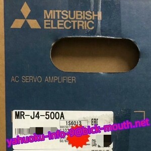 【★新品 複数在庫！】MITSUBISHI/三菱電機 MR-J4-500A サーボアンプ 【６ヶ月保証】