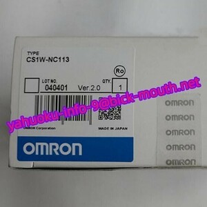 【★新品 複数在庫！】OMRON/オムロン 位置制御ユニット　CS1W-NC113【６ヶ月保証】