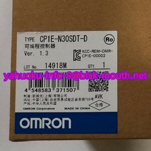 【★新品 複数在庫！】OMRON/オムロン CP1E-N30SDT-D 　CPUユニット 【６ヶ月保証】