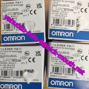 【★新品 複数在庫！】OMRON/オムロン E3NX-FA11　光電センサー【６ヶ月保証】