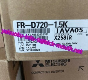 【★新品 複数在庫！】MITSUBISHI/三菱電機 インバーター FR-D720-1.5K 【６ヶ月保証】