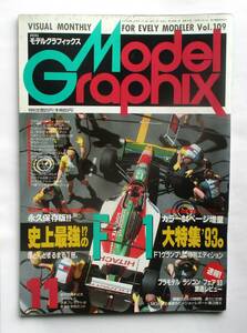 月間モデルグラフィックス　VOL．109　1993年11月号　　F1特集