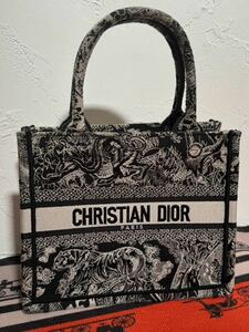 再再出品！　追記★ クリスチャンディオール Christian Dior ブックトート トートバッグ キャンバス スモール
