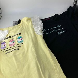 女の子　半袖　フリル　トップス　Tシャツ　セット　ジェニー　ラブトキシック　150