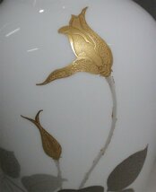 時代市場■大倉陶園 金蝕バラ文花瓶■インテリア・日本の陶磁_画像7