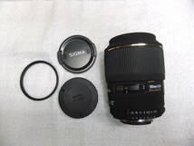 美品 シグマ SIGMA 105mm F2.8 EX DG MACRO ニコン用 フィルター付 カビ,クモリなし AF動作確認済_画像1