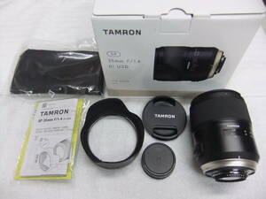 美品 TAMRON タムロン SP 35mm F1.4 Di USD F045 ニコン用 フード,ケース,元箱付 カビ,クモリなし AF動作確認済