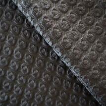 ジャガード織り生地 ゴブラン織り 厚手 花柄 幾何学柄 ブラック J54A_画像5
