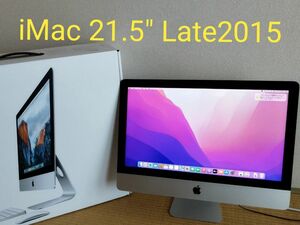 【特価5/22まで】iMac (21.5-inch, 2015) 8GB 1TB Core i5 2.8GHz 元箱付
