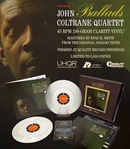 ☆ 新品未開封 ☆ Analogue Productions / John Coltrane / Ballads / A Love Supreme (至上の愛) / UHQR 45rpm 200g 4LP Clarity Vinyl 