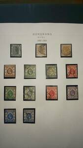  former times Hong Kong stamp 1882 year ~1954 year 