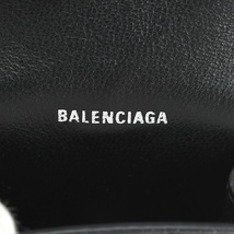 BALENCIAGA バレンシアガ イヤフォンケース イヤホンケース AirPods Pro エアポッズ 702589 ネックストラップ ブラック 黒 PVC ロゴ 未使用_画像8