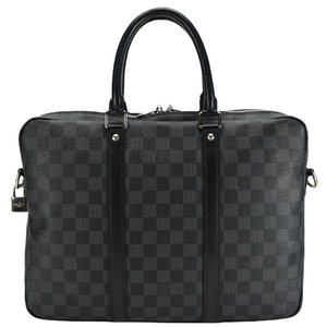 ルイヴィトン LOUIS VUITTON ダミエグラフィット ポルト ドキュマン ヴォワヤージュ PDV PM N41478 ビジネスバッグ ブリーフケース 中古