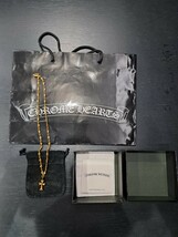 CHROME HEARTS クロムハーツ ２２ゴールド　ダイヤクロス_画像2