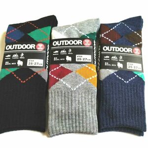  limited time great special price! men's outdoor trekking socks a-ga il 3 pairs set 