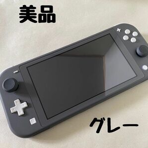 【美品】Nintendo Switch Lite グレー 任天堂 ニンテンドースイッチライト