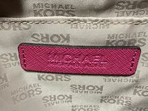 MICHAEL KORS マイケルコース レザー トートバッグ ショルダー　ピンク系_画像6