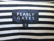 PEARLY　GATES　パーリーゲイツ　長袖シャツ　　　サイズ5　　100％コットン_画像3