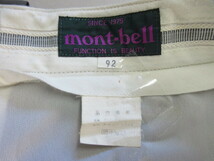mont-bell モンベル　90S　ビンテージ　　ハーフパンツ　　サイズ９２　グレー_画像8