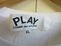 COMME des GARCONS PLAY コムデギャルソン　プレイ 半袖Tシャツ　ＸＬ_画像3