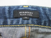 BURBERRY　BLACKLABEL　ジーパン　デニム　サイズ７６　三陽商会_画像1