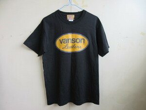 VANSON　半袖Tシャツ　サイズM　ブラック