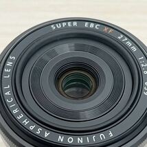 FUJIFILM XF27mmF2.8 ブラック ほぼ未使用品_画像4