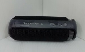 通電確認済　サウンドピーツ　Sound PEATS　P5　ポータブル　コンパクト　スピーカー　ブラック　オーディオ機器　Bluetooth　現状品　