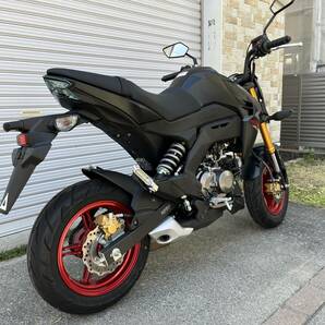 Z125PRO 345km ほぼ新車 ノーマル ブラック 雨天未走行 無転倒 kawasakiの画像3