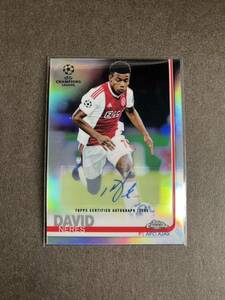 Topps Chrome soccer 2019 DAVID NERES サインカード