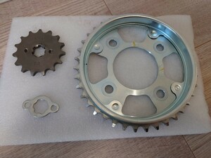 [ new car removing ] Glo mJC92 sprocket rom and rear (before and after) original Honda honda grom