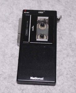 [tb134]national RN-Z07 マイクロカセット　レコーダー　 ナショナル　テープレコーダー　MICROCASSETTE RECORDER 松下電器