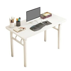 1 jpy start translation have Alucks folding desk computer desk desk construction un- necessary final product staying home ... a little over desk width 100× depth 50cm white D02041