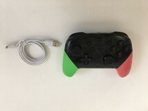 1円スタート 訳有 任天堂純正品 Nintendo Switch Pro コントローラー スプラトゥーン 2 エディション Switch Pro コントローラー A07197_画像2