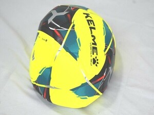 1円スタート 訳有 Kelme サッカーボール サッカー 空気入れ付き ボールバッグ付き ラミネート VORTEX 18.2 ネオンイエロー 5号 A07387